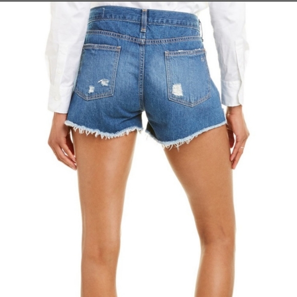 Rag & Bone Distressed Jean Shorts - Picture 3 of 4